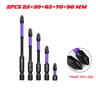 Magnetic D1 Impact Driver Bits  AntiShock NonSlip Phillips Cross Screwdriver Bit Set Hard Steel For 8