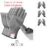Level 5 Cut Resistant Gloves  HPPE Safety Work  Kitchen Gloves AntiThorn WearResistant For Gardenin 12