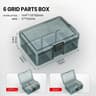 Plastic Tool Parts Organizer Box With Thickened Grid Compartments  Screw Storage Case For Drill Bit 6
