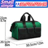23 Inches HeavyDuty Waterproof Tool Bag  1680D Oxford Large Capacity Electrician Storage Tote WearR 16