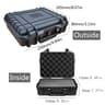 Large Waterproof ABS Hard Tool Case Toolbox With Foam Insert For Mechanics Travel  Heavy Duty Tools 6