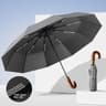 UPF50 UV Protection Windproof Compact Automatic Folding Umbrella  Stylish Sun  Rain Umbrella With C 8