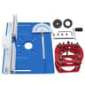 Aluminum Router Lift Insert Plate Kit With Miter Gauge Guide  Router Table Mounting Bracket For 65m 6