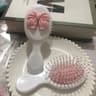 Cute Bow Air Cushion Hair Brush AntiStatic Detangling Comb  FoldingNonFolding Scalp Massage Hairbru 11