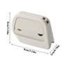 Mini Ceramic Safety Paper Cutter With AutoRebound Blade  Magnetic Adsorption Box Opener For Tape Ca 7