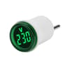 EU Plug LED Digital Voltmeter 50500V 30mm Round Panel Voltage Meter Indicator For Power Line Monito 10