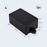 Waterproof ABS Electronic Enclosure Box  Black Instrument Project Case Housing For DIY Circuits Ele 9