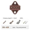 SNSeries Alloy Crimping Pliers 4mm Jaw  Precision Terminal Crimper Tool For Wire Connectors  Ratche 7