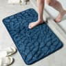 NonSlip Cobblestone Bath Mat  Thick Soft Absorbent Bathroom Rug For Shower  Tub  QuickDry Floor Mat 8