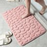 NonSlip Cobblestone Bath Mat  Thick Soft Absorbent Bathroom Rug For Shower  Tub  QuickDry Floor Mat 11