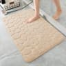 NonSlip Cobblestone Bath Mat  Thick Soft Absorbent Bathroom Rug For Shower  Tub  QuickDry Floor Mat 14