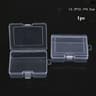 Square Clear Storage Box Set 10 Sizes Transparent Organizer Case For Small Items Fishing Tackle Too 12