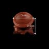 Retro Wooden Crystal Ball Stand  Display Holder Base For Crystal Sphere Home Decor Ornament Photogr 8