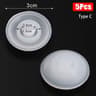 5 Pcs Silicone Bottle Lid Seal Plug Replacements For Travel Tumbler Coffee Cup Mug Vacuum Bottle Le 8
