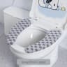 Thick Plush Toilet Seat Cushion Cover  Washable NonSlip OverRim Toilet Lid Pad For Warm Comfort All 6