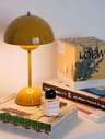 Rechargeable Flower Bud LED Table Lamp Modern Ambient Bedside Light Cordless Decorative Mood Lamp F 14