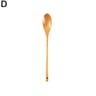 Long Handle Natural Wooden Spoon  Durable Soup Ladle Scoop For Cooking Stirring Coffee  Dessert Kit 9