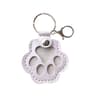 Cute Pet Hair Storage Keychain  Leather Cat Claw Souvenir Pendant For Dog Cat  Bunny Fur Keepsake M 13