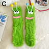 Funny Monster Fuzzy Socks Thick Coral Fleece Warm Floor Socks With Big Eyes Cute Cozy Winter Gift   7