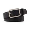 Womens Retro Leather Belt W Silver Square Pin Buckle  Fashion Jeans Waist Belt Adjustable Student W 6