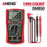 ANENG DM850 1999Count Digital Multimeter ACDC Voltage Tester Ohm  Diode Meter 10A Ammeter Compact 7