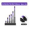 D1 AntiSlip Magnetic Screwdriver Bits Set  ShockProof Impact Ready High Hardness S2 Steel Driver Bi 6