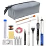 60W Digital Adjustable Soldering Iron Kit  392842F Temp Control W Display Tips  Solder Tin For Elec 15