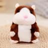 Talking Hamster Plush Toy  Voice Repeater  Nodding Doll Funny Interactive Kids Gift For Toddlers So 7