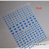 3D Nail Art Stickers Love Hearts Stars Clouds  Red Black White Adhesive Nail Decals Sliders For Fre