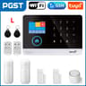 PGST 103 Smart Home Security Alarm System  4G2G GSM WiFi Burglar Alarm With 24 In Screen RFID  PIR  7