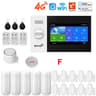 PGST PG107 4G WiFi Home Security Alarm System  43 In Touch Screen Wireless Burglar Alarm Works With 21