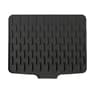 Silicone Dish Drying Mat With Tilted Drain NonSlip Kitchen Counter Drainer Pad HeatResistant Water  7