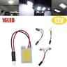 T10 W5W COB LED Interior Car Bulb 16243648SMD 6000K Super White Dome Reading Panel Light 12V 6