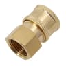 Pressure Washer Quick Connect Adapter 14in BrassStainless Coupler  Male Female Connector Fitting Fo 12
