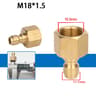Pressure Washer Quick Connect Adapter 14in BrassStainless Coupler  Male Female Connector Fitting Fo 13