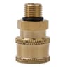Pressure Washer Quick Connect Adapter 14in BrassStainless Coupler  Male Female Connector Fitting Fo 21