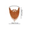 Funny Fake Beard  Long Hair Wig Set  Santa Claus White Beard  Black Big Beard Costume For Halloween 7