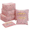 6Piece Travel Storage Bag Set For Suitcases  Clothing Organizer Packing Cubes With Mesh  Waterproof 8
