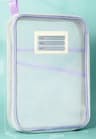 A4 DoubleLayer Mesh Stationery Storage Bag  Large Capacity Zipper Organizer Folder For School Offic 9