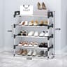 7Tier Aluminum Alloy Shoe Rack Organizer  MultiLayer DustProof Entryway Storage Shelf For Dormitory 7