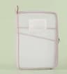A4 DoubleLayer Mesh Stationery Storage Bag With Zipper  Large Capacity School Office Organizer Fold