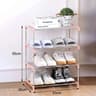 SpaceSaving MultiLayer Shoe Rack Organizer  3 Or 4 Tier Simple Household Shoe Storage Shelf For Ent 7