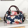Leopard Print Insulated Lunch Bag Oxford Cloth Cooler Tote With Crossbody Strap For Picnic Travel F 6