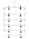 Foldable MultiLayer Pants Hanger Rack AntiSlip Seamless Closet Organizer For Trousers Skirts  Wardr