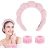Cute Cloud Spa Headband Set With Wristbands For Face Washing  Makeup Removal Soft AntiSlip Shower S 8