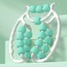 Dual Ring Leg Clamper Massager 20 Rollers Thigh Kegel Exerciser Anti Cellulite Slimming Roller Pain 7