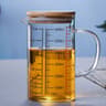 High Borosilicate Glass Measuring Cup Clear Scale Beaker With Handle V Spout Heat Resistant Kitchen 16
