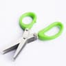 Multifunctional 5Layer Stainless Steel Herb Scissors  Kitchen Scallion Cutter For Spices Onion Seaw 7