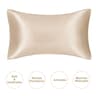 Silky Satin Pillowcase For Hair And Skin Soft Mulberry Style Pillow Case Standard Queen King Wrinkl 9