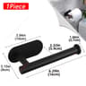 Stainless Steel Adhesive Toilet Paper Holder Set Of 2 No Drill Bathroom And Kitchen Paper Towel Rac 6